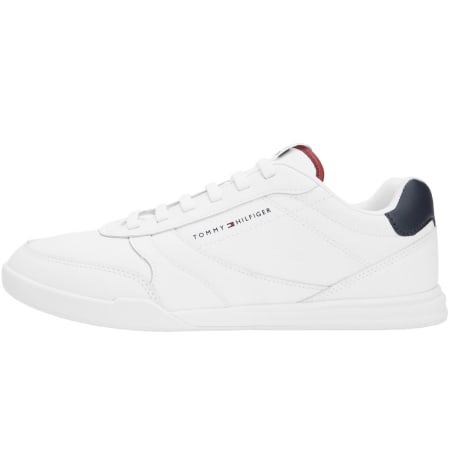 Product image for Tommy Hilfiger Leather Trainers White