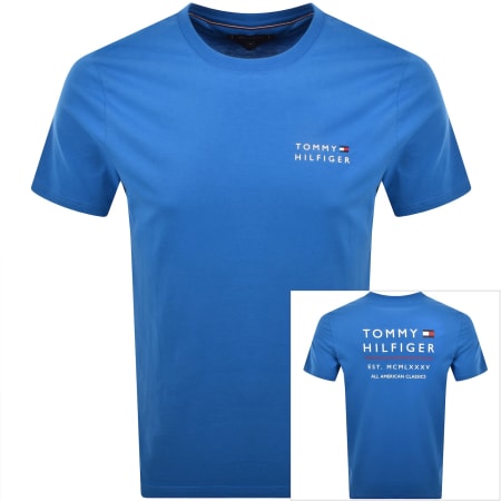 Product image for Tommy Hilfiger Stack T Shirt Blue