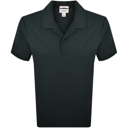 Product image for Calvin Klein Jeans Easy Micro Waffle Polo Green