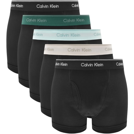 Product image for Calvin Klein Underwear 5 Pack Boxer Trunks Black