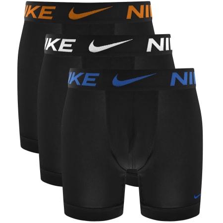 Product image for Nike Essential Micro 3 Pack Boxer Briefs Black