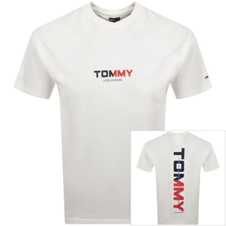 Product image for Tommy Jeans Backprint T Shirt White