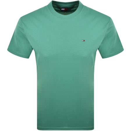 Product image for Tommy Jeans Flag Logo T Shirt Green