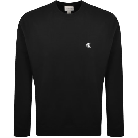 Product image for Calvin Klein Jeans Monogram Sweatshirt Black
