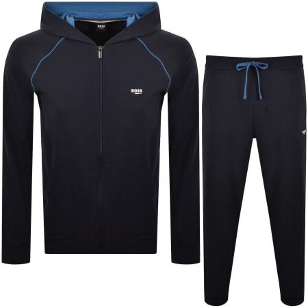Product image for BOSS Oliver Hooded Tracksuit Navy