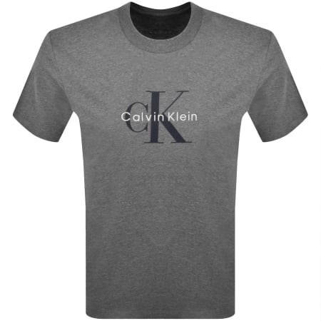 Product image for Calvin Klein Jeans Hero Monologo T Shirt Grey