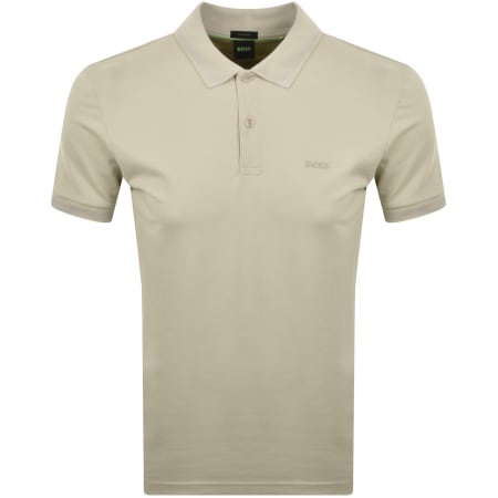 Product image for BOSS Pio 1 Polo T Shirt Light Beige