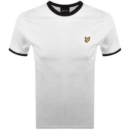 Product image for Lyle And Scott Ringer T Shirt White