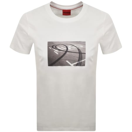 Product image for HUGO Dostino T Shirt Off White