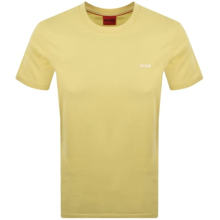 Product image for HUGO Dero222 T Shirt Yellow
