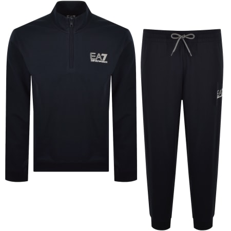 Product image for EA7 Emporio Armani Logo Tracksuit Navy