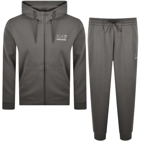 Product image for EA7 Emporio Armani Logo Tracksuit Grey