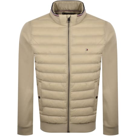 Product image for Tommy Hilfiger Mix Media Jacket Beige