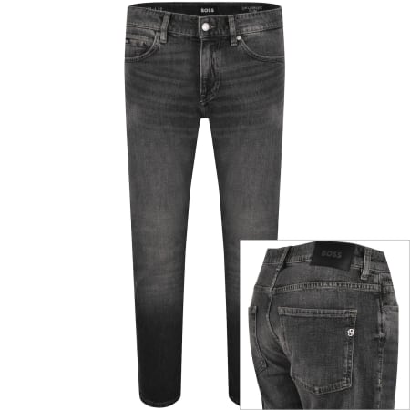 Product image for BOSS C Delaware Slim Fit Jeans Dark Grey