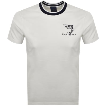 Product image for Paul And Shark Logo Graphic T Shirt White