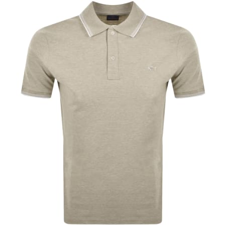 Product image for Paul And Shark Logo Polo T Shirt Beige