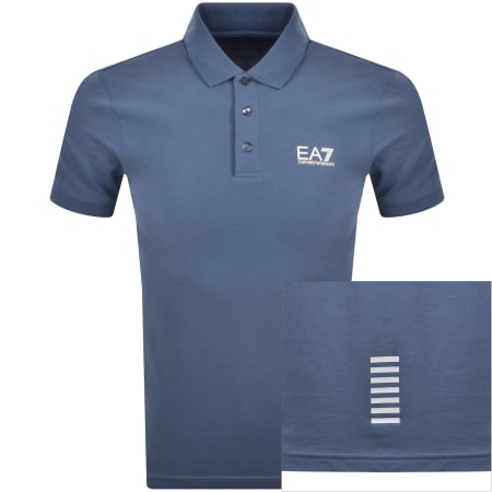 Product image for EA7 Emporio Armani Core ID Polo T Shirt Blue