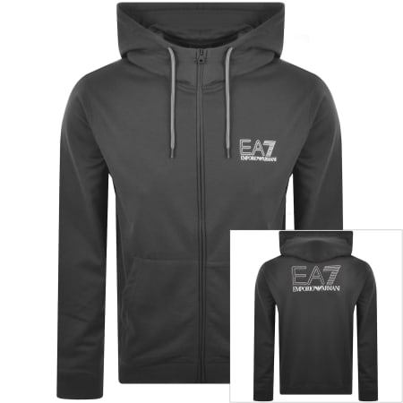 Product image for EA7 Emporio Armani Full Zip Hoodie Grey