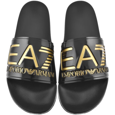 Product image for EA7 Emporio Armani Beach Sliders Shiny Black