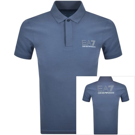 Product image for EA7 Emporio Armani Polo T Shirt Blue