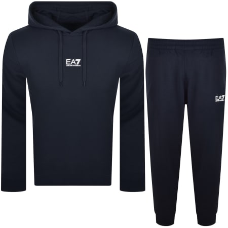 Product image for EA7 Emporio Armani Logo Tracksuit Navy
