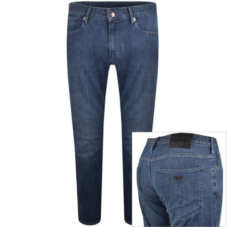 Product image for Emporio Armani J06 Slim Fit Jeans Blue