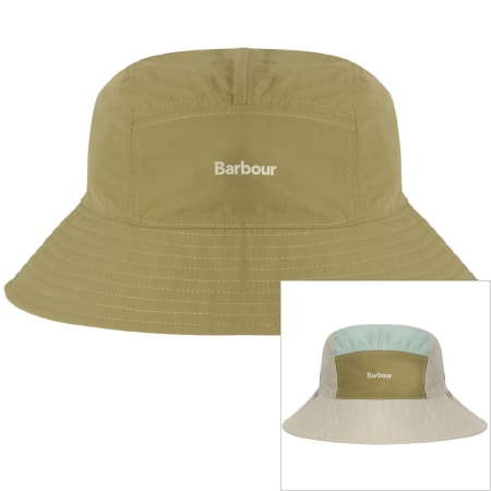 Product image for Barbour Festival Reversible Bucket Hat Green