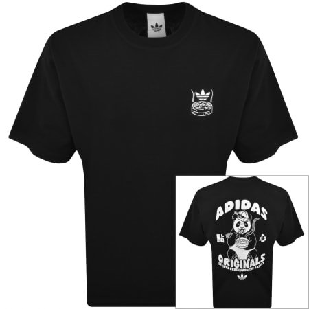 Product image for adidas Originals Oversized Chopstick T Shirt Black