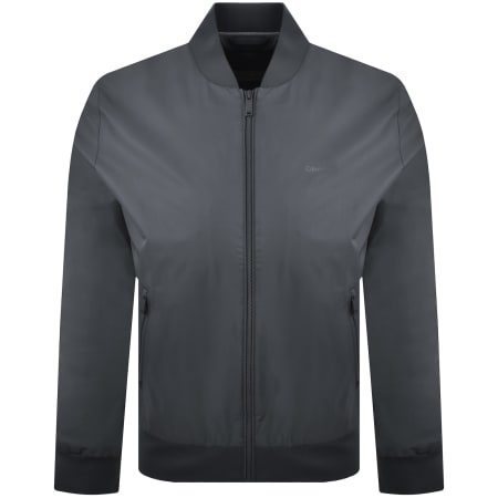 Product image for Calvin Klein Matte Bomber Jacket Blue