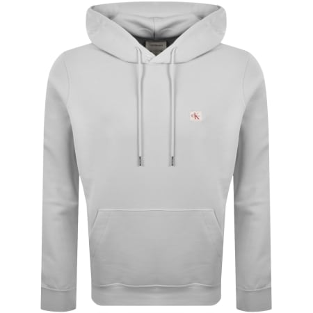 Product image for Calvin Klein Jeans Badge Hoodie Grey