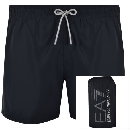 Product image for EA7 Emporio Armani Logo Swim Shorts Armani Blue