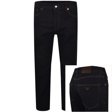 Product image for Emporio Armani J76 Straight Fit Jeans Blue