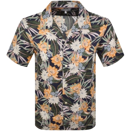 Product image for Tommy Hilfiger Floral Shirt Navy