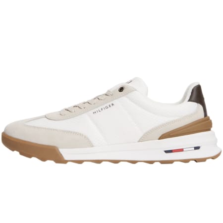 Product image for Tommy Hilfiger Retro Runner Trainers Beige