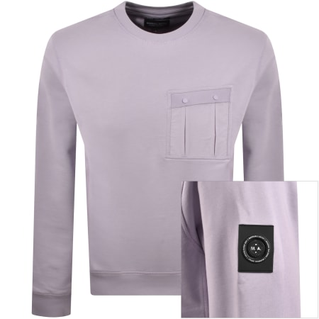Product image for Marshall Artist Woodvale Sweatshirt Lilac