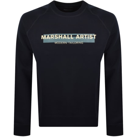 Product image for Marshall Artist Seafield Sweatshirt Navy