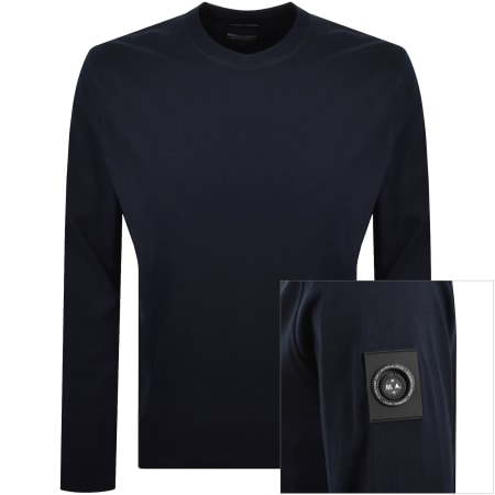Product image for Marshall Artist Siren Long Sleeve T Shirt Navy