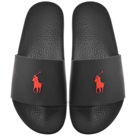 Product image for Ralph Lauren Logo Sliders Black