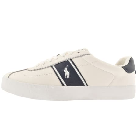 Product image for Ralph Lauren Court VLC Trainers White