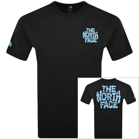 Product image for The North Face Drip Logo T Shirt Black