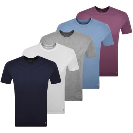 Product image for Farah Merks 5 Pack T Shirts