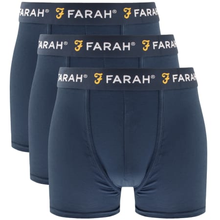 Product image for Farah Aveleer 3 Pack Trunks Navy