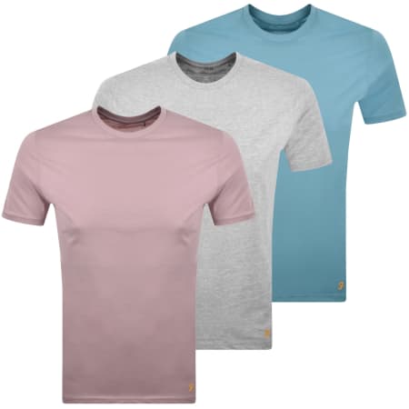 Product image for Farah Ozora 3 Pack T Shirts