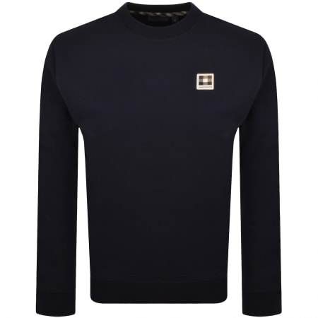 Product image for Aquascutum Badge Sweatshirt Navy
