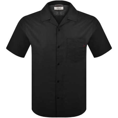 Product image for Replay Plain Shirt Black