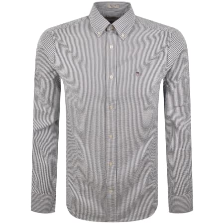 Product image for Gant Seersucker Shirt Blue