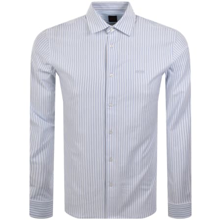 Product image for BOSS Mysoft 2 Long Sleeve Shirt Blue