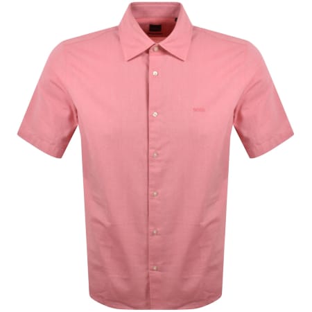Product image for BOSS Rash 2 Short Sleeved Shirt Pink