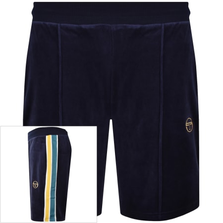 Product image for Sergio Tacchini Monte Velour Shorts Navy