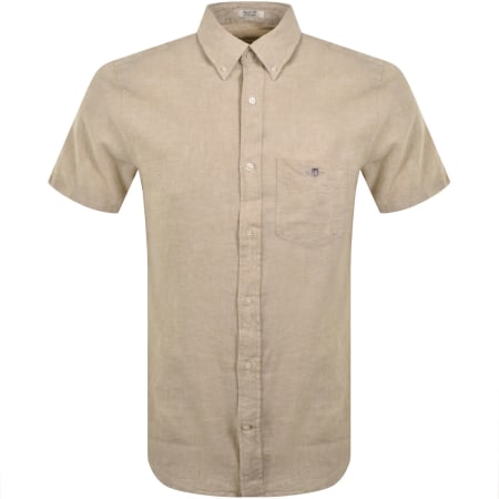 Product image for Gant Camp Collar Shirt Beige
